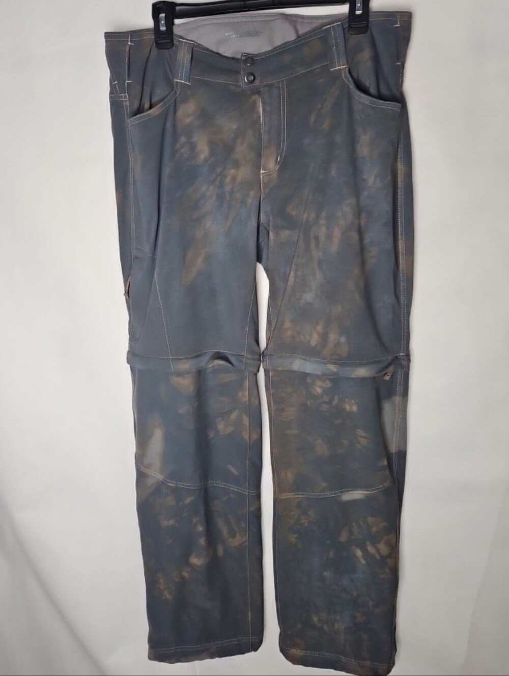 Columbia  Omni Shield Advanced Repellency  Tie Dye Convertible Hiking Pants 16